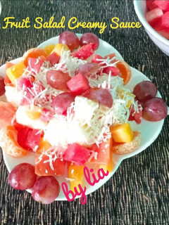 Foto resep Fruit Salad Creamy Sauce