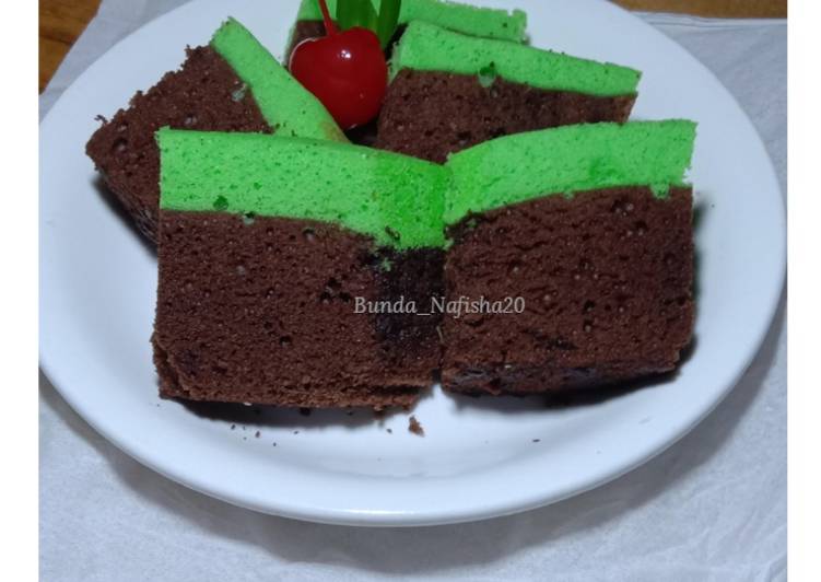 Bahan memasak Brownies Kukus Pandan, Bisa Manjain Lidah
