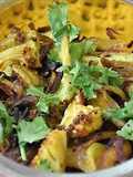 Aloo gobhi (potato-cauliflower) sabzi