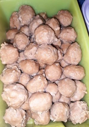 Foto resep Bakso daging sapi dan bakso tanpa daging (bakso nangka)