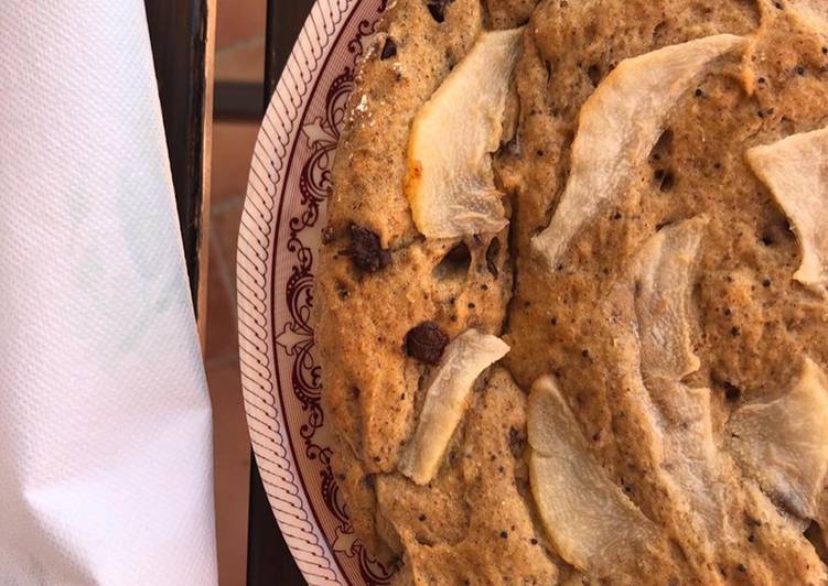 Easiest Way to Make Fatto in casa super veloce Torta senza glutine light integrale pere e gocce di cioccolato