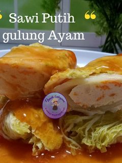 Foto resep Sawi Putih gulung Ayam