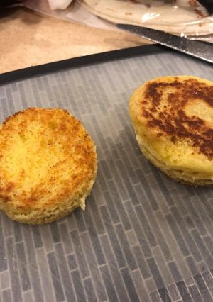 A picture of 90 second bread keto.