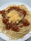 Spaghetti con salsa bolognesa