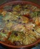 Codornices en papillote de repollo
