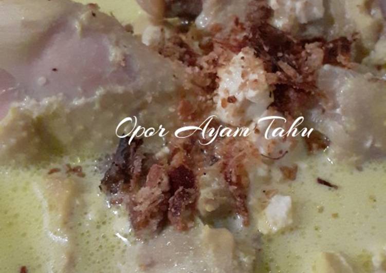 Opor Ayam Tahu