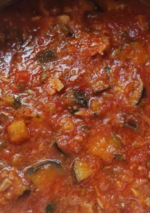 Φωτογραφία της συνταγής Pasta con pomodoro 🍅e tonno της Ασημένιας, σάλτσα ντομάτας πολυμορφική, Με ό,τι έχει το ντουλάπι!🍝
