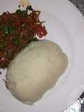 Fried Omena with Ugali