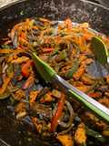 Spicy chile lime fajitas
