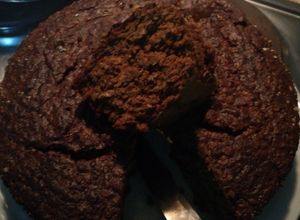 Una foto de Torta de banana sin harina sin azúcar
