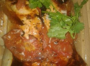 Una foto de Pollo relleno