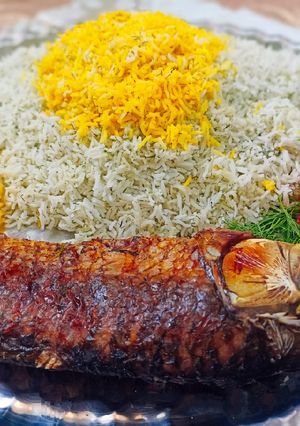عکسی از دستور ماهی شکم پر🐟🍋