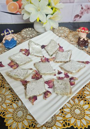 A picture of Sangam katli.