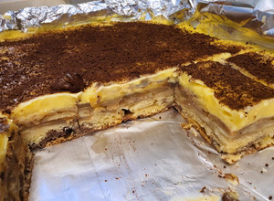 Almás krémes eritrittel recept fotója