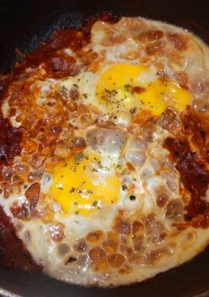 Una foto de Huevos rancheros