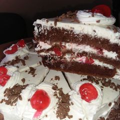 Black forest cake A picture of Black forest cake.