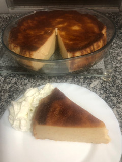 Una foto de Pudín de pan duro y plátano