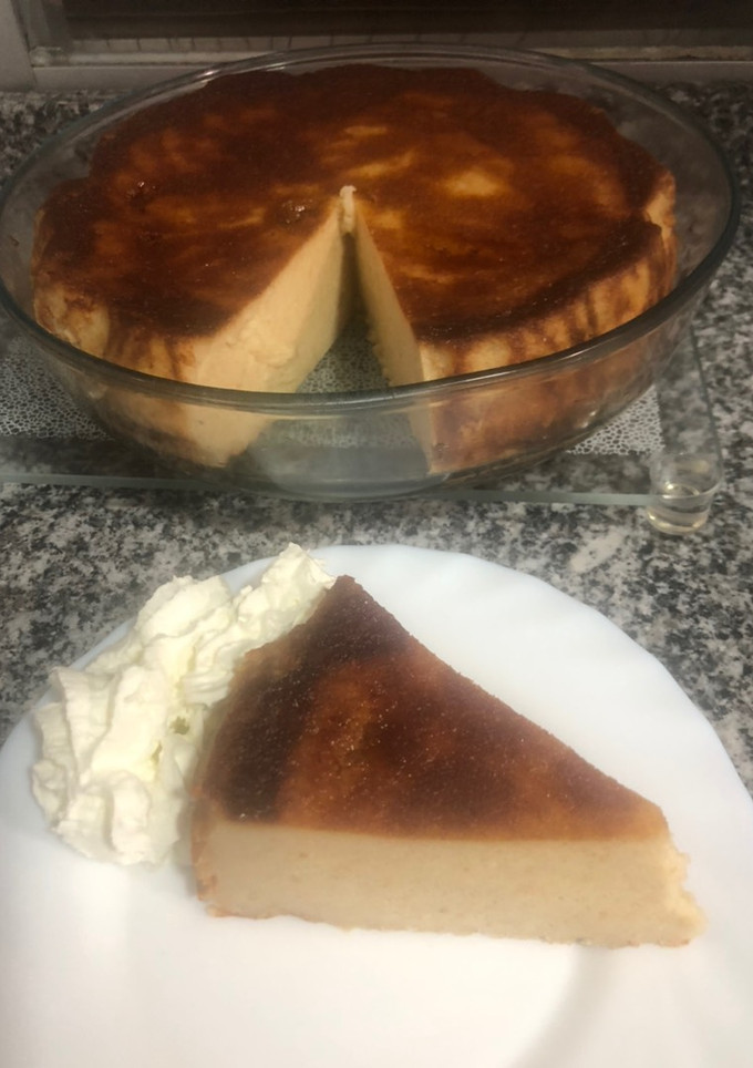 Una foto de Pudín de pan duro y plátano