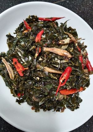 Foto resep 400. Oseng Daun Pepaya Teri