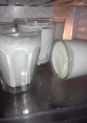 صورة لوصفة الزبادي 😉😋🍚