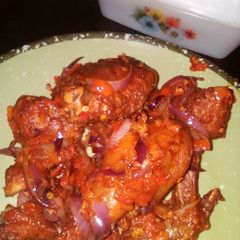 A picture of Papper chicken.