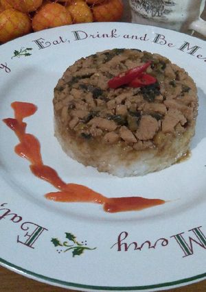 Foto resep Nasi Tim Ayam