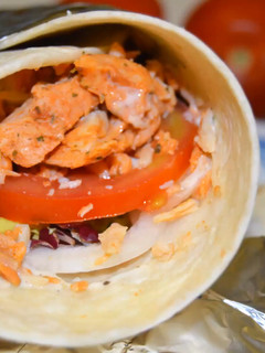 Una foto de Wraps de pollo con salsa ranchera