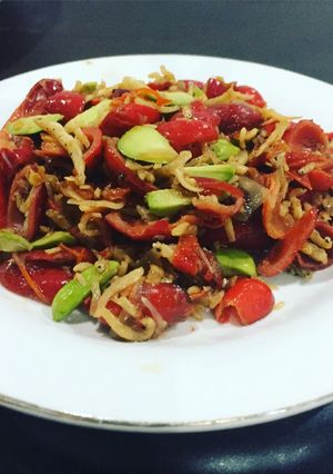 Foto resep Tumis kulit melinjo😋😋
