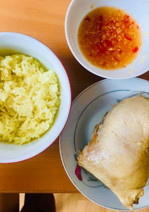 Hình của món Cơm gà Phan Thiết.