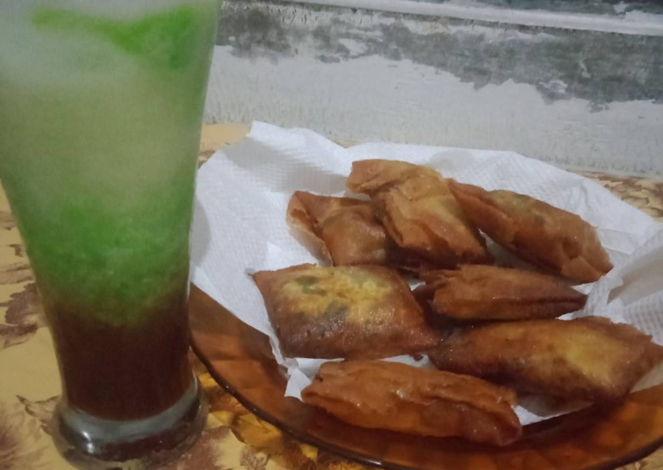 93.21 Es cendol homemade