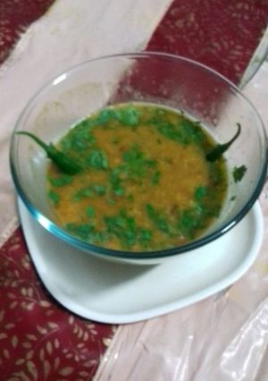 A picture of Chana daal fry.