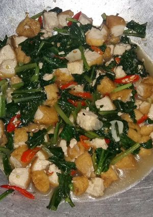 Foto resep Tumis Sawi Tahu