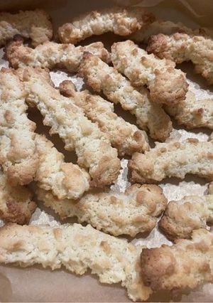 Une photo de Des petits fours à la douille (* Spitzbredle)