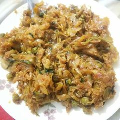 A picture of Cabbage masala.