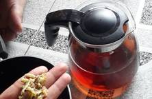 Vỏ cam rim dùng với hồng trà
