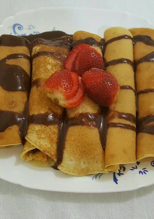 صورة لوصفة كريب حلو طعم لذيذ 😋😋