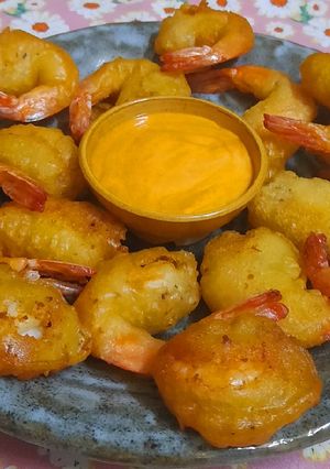 Hình của món Tôm chiên bột.
