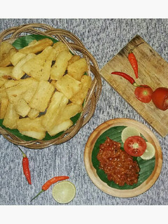 Foto resep Singkong goreng merekah