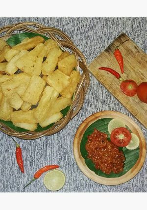 Foto resep Singkong goreng merekah