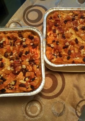Foto resep Apple Bread Pudding