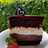 Triple chocolate mousse cake