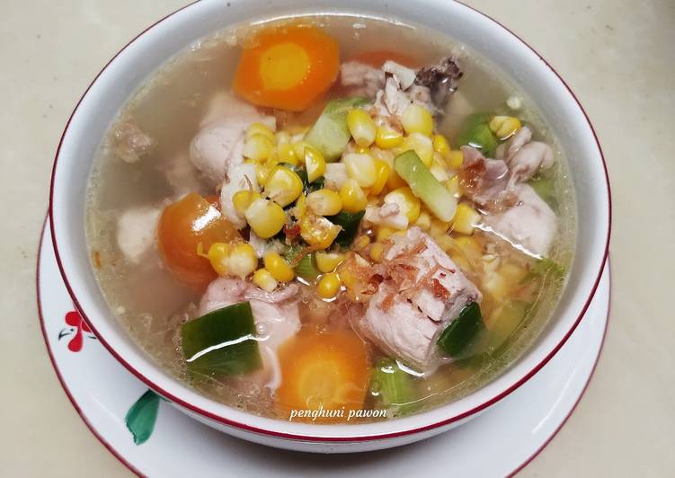 Sup ayam jagung 🐔 🌽