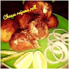 Cheese rajama rolls A picture of Cheese rajama rolls.