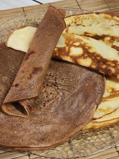 Una foto de 🥞 Panqueques dulces - vainilla y chocolate 🥞