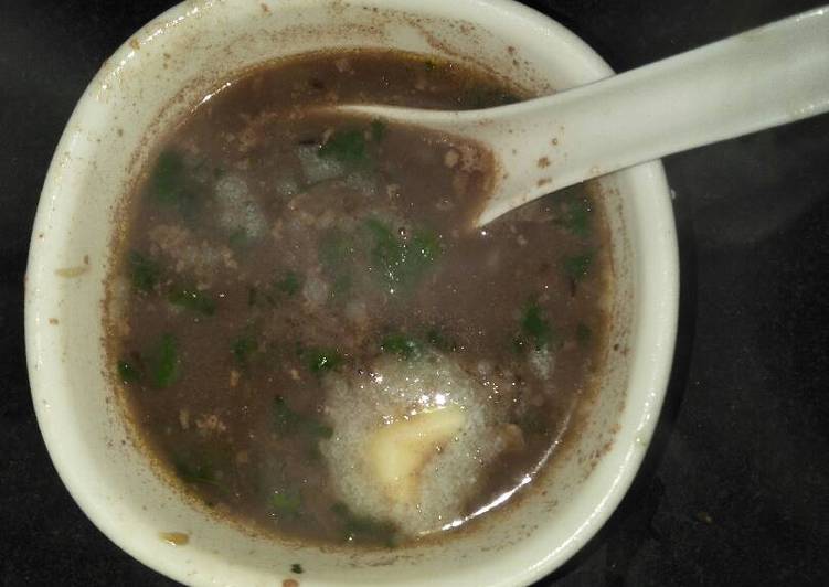 Recipe of Speedy Kala Chana soup