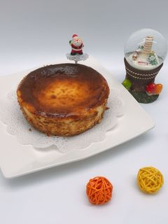 巴斯克優格乳酪蛋糕～聖誕節派對點心 的食譜成品照片
