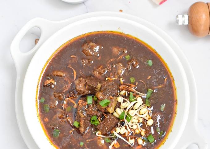 Resep Rawon Daging, Bisa Manjain Lidah