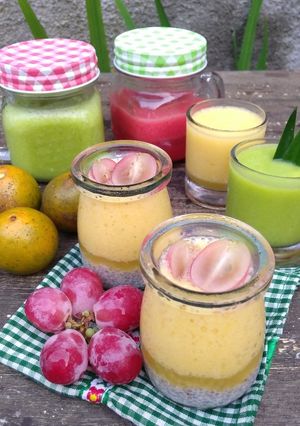 Foto resep Smoothie & Chia Seed Pudding