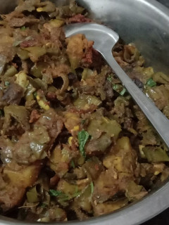 A picture of Beans Aloo ki sabji.