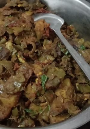 A picture of Beans Aloo ki sabji.